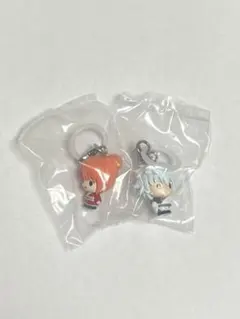 新劇場版 銀魂 吉原大炎上 めじるしアクセサリー　　銀時&神楽セット