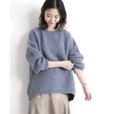 TRICOTS JEANMARC×SLOBE別注の秋冬ニット サックス ブルー