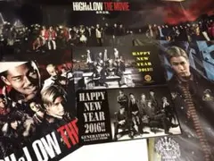 映画HI&LOW ・クリアポスター・パンフレット・クリアファイル•グッズセット