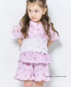 【良品】マイメロディ après les cours 甚平 90cm
