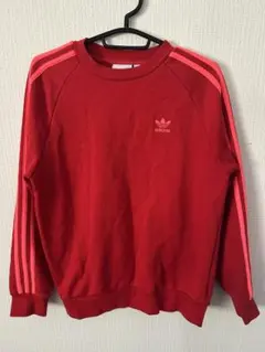 アディダスオリジナルス　トレフォイル　3ストライプ ロゴ　スウェット　メンズS