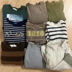 男の子　こども服　まとめ売り　110サイズ　冬服　トレーナー　ニット　9着