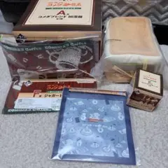 一番くじ　コメダ珈琲店　A、D、E、F、H賞セット