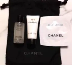 CHANEL 非売品　試供品 　巾着袋 化粧水&美容液&美容液のサムネイル