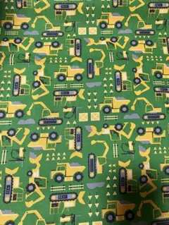 建設機械プリント綿生地