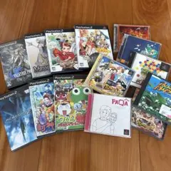 PS1/PS2 箱詰め セット　ケロロ軍曹、パズルボブル2、喧嘩番長など