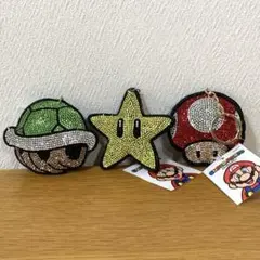 【スーパーマリオ】キラキララインストーンキーホルダー