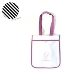 【新品未使用】キャンパス地トートバッグ 推し活 マイメロディ ピンク 匿名配送