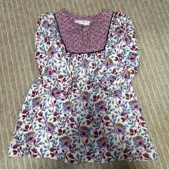 Zara ワンピース　花柄　110 4-5y
