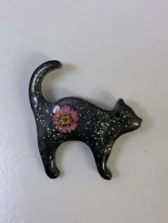 黒猫デザイン ヘアゴム レジン製 - メルカリ