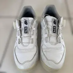 New Balance 574 ゴルフシューズ ホワイト