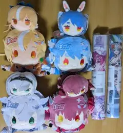 ホロライブ　3期生　まとめ売り　パペット　寝そべり　ラバーマット　＋おまけ