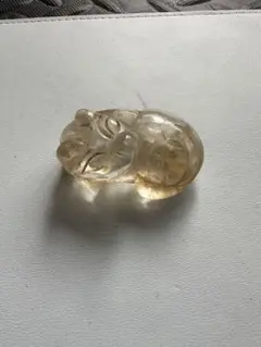 彫刻置物】ヒマラヤ 綺麗☆天然水晶 カメ かめ 亀 - メルカリ