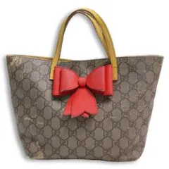 4046 GUCCI GGスプリーム リボン トートバッグ チルドレンズのサムネイル