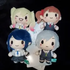 プロセカ　ふわぷちマスコットぬいぐるみレオニード　全４種コンプリートセット