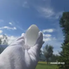 セレナイト エッグ型 置物