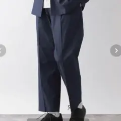 【新品】グローバルワーク　メンズアーバンデニムクリーンワイドパンツ　ブルー系M