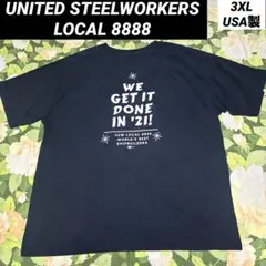【値下げOK】LOCAL 8888 US古着Tシャツ 3XL ブラック USA製のサムネイル