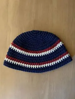 クラッシャーハット クロシェハット ビーニー ハンドメイド