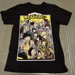 美品　僕のヒーローアカデミア Tシャツ 集合　ブラック　Sサイズ