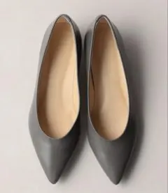 オデットエオディール パンプス 晴雨兼用 グレー 23.5cm