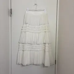 mieyamieya ロングスカート ティアードチュールスカート