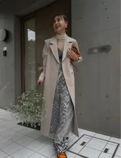 【Ameri】LONG VEST SET SHEER DRESSのサムネイル