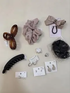 【新品、未開封】ヘアアクセサリー　ピアス　まとめ売り