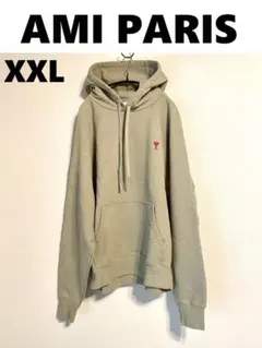 【新品】AMI PARIS アミ ハートロゴ パーカー スウェットフーディー