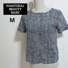N.NATURAL BEAUTY BASIC 総柄 半袖 トップス Mのサムネイル