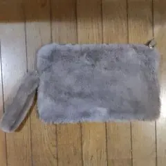 アース グレー ファークラッチバック