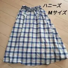チェックフレアスカート　　М