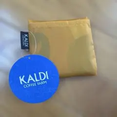 【新品】KALDI エコバッグ オレンジ　カルディ伝説　タグ付き