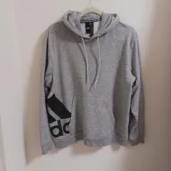 adidas グレー パーカー M