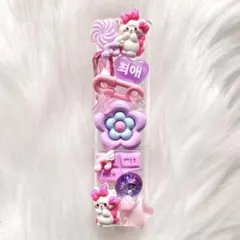 IQOSケースデコ　カラフル　グリーン　水色　イエロー　女の子　平成女児 IQOSケースデコ カラフル グリーン 水色 イエロー 女の子 平成