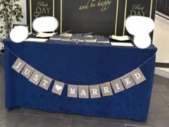 JUST MARRIED結婚式　ガーランド