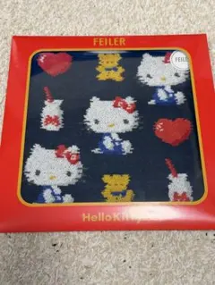 【未使用・未開封】 フェイラー　ハローキティハンカチ　サンリオ