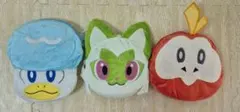 ポケモン 大きい顔型ぬいぐるみポーチ 全3種　（ニャオハ・ホゲータ・クワッス）