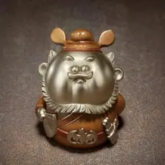 鍾馗様 銅製 真鍮製 置物 魔除け 厄除け 開運 風水 ミニ神像 縁起物