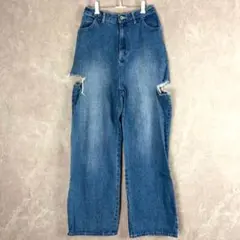 【ナイスクランプ】NICE CLAUPデニムパンツ ワイドシルエットのサムネイル