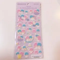 キキララ　リトルツインスターズ　ふわふわシール　サンリオキャラクターズ　し〜る