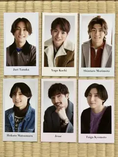 SixTONESフォトカード6枚セット