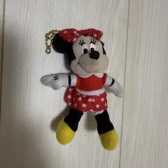 ミニーマウス ぬいぐるみ ボールチェーン付き