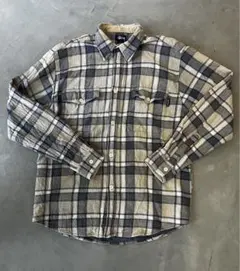 old stussy outegearオンブレチェック ベスト 希少❗️ old stussy outegearオンブレチェック ベスト 希少❗️