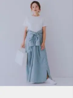 高山直子さんコラボ　EiiS ロングシャツワンピース　xs