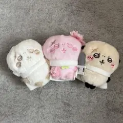 【ちいかわ】　討伐マスコット2 ぬいぱれっと　さくらいろ　ミルクいろ　ラッコ