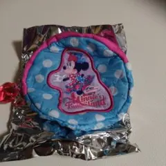 ディズニー　ミニパル　カプセルトイ　ポーチ　ブルー