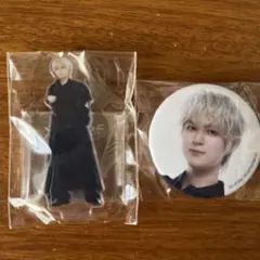 INI 佐野雄大　XQUARE缶バッジ&アクスタ　カプセルトイ