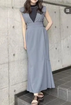 MURUA サイドタックジャンパースカート　マーメイドスカート