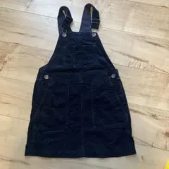 UNIQLO コーデュロイ ジャンバースカート 120cm ネイビー